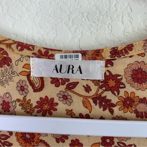 Aura the label flora long sleeve boho prairie maxi dress XL - Picture 5 of 11